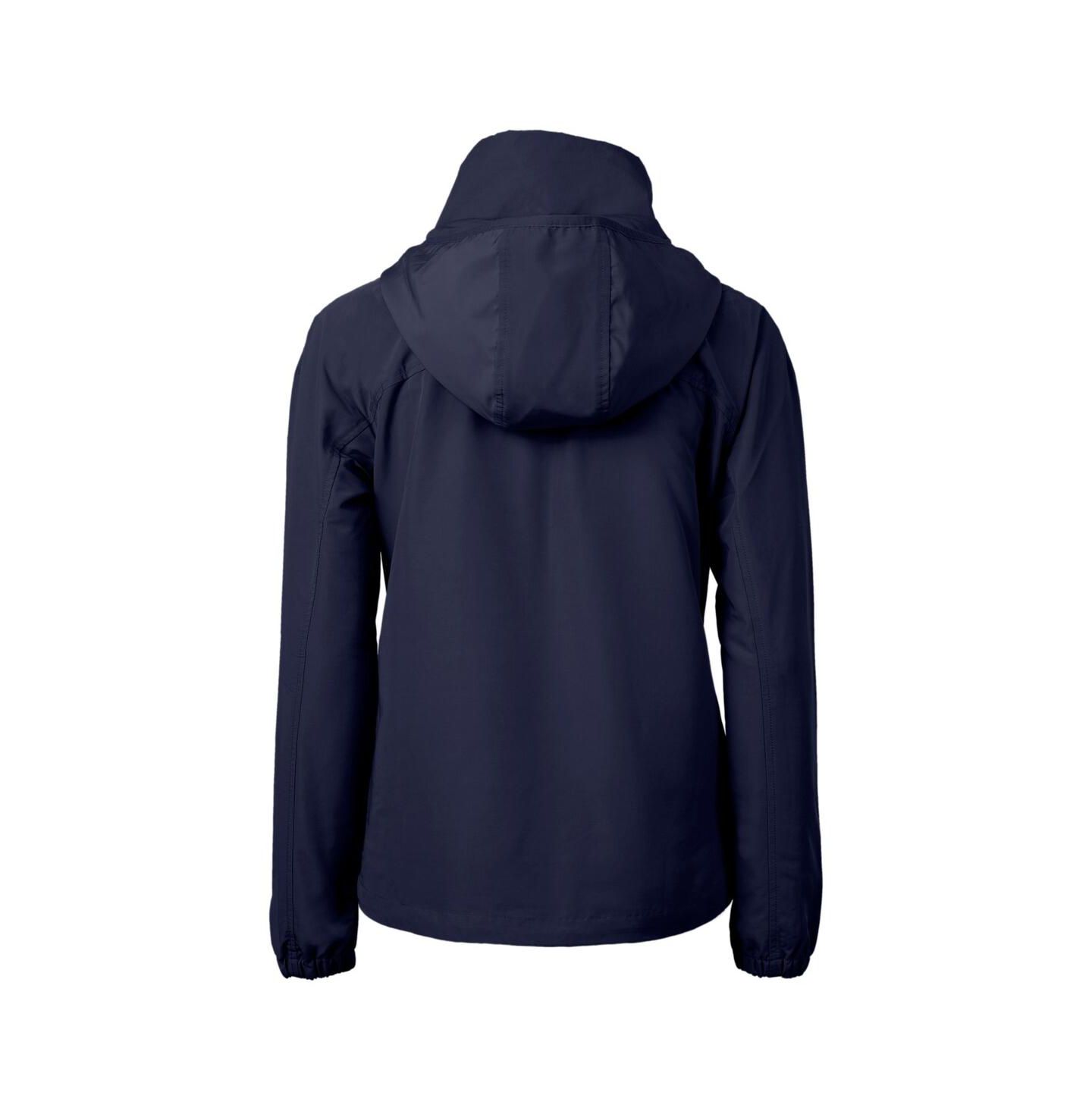 Женская куртка Cutter & Buck Navy Yale Bulldogs Charter Eco Half-Zip Anorak — фото 2