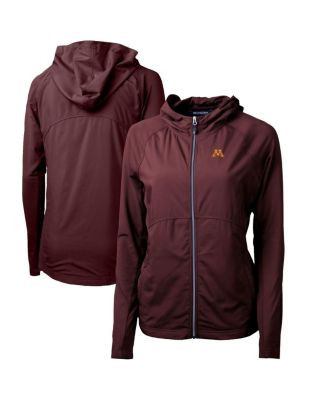 Women's Maroon Minnesota Golden Gophers Adapt Eco Knit Full-Zip Hoodie