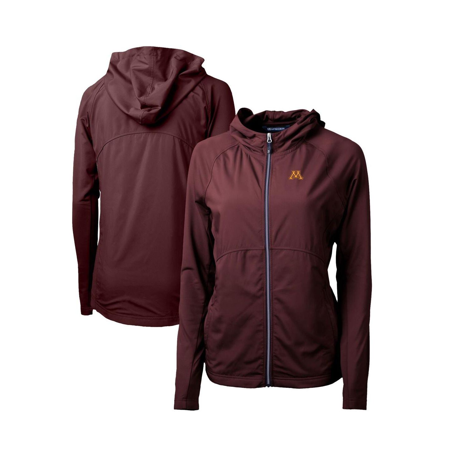 Women's Maroon Minnesota Golden Gophers Adapt Eco Knit Full-Zip Hoodie