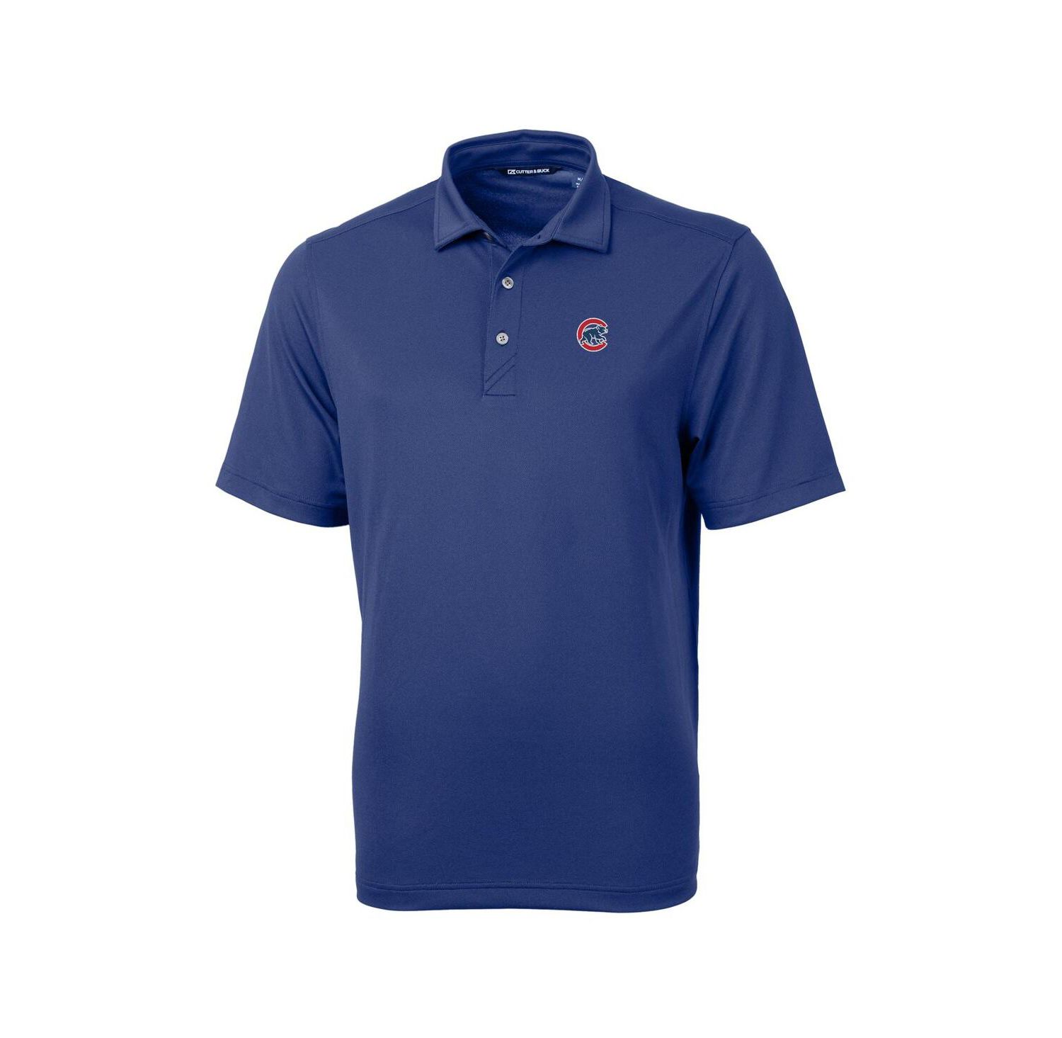 Men's Royal Chicago Cubs Big & Tall Virtue Eco Pique Polo Shirt