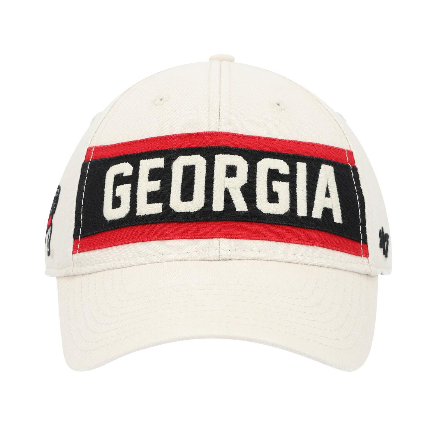 Men's Cream Georgia Bulldogs Crossroad MVP Adjustable Hat