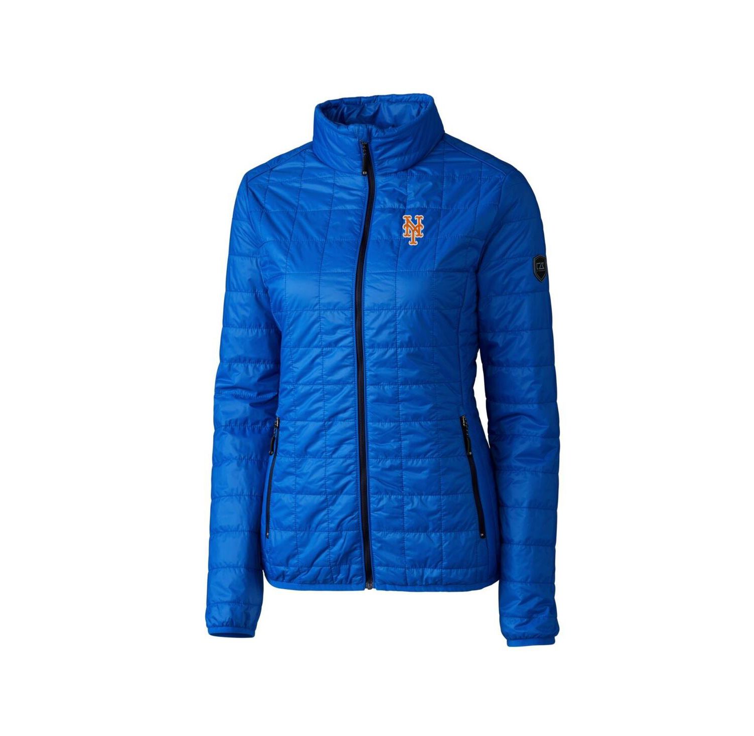 Women's Royal New York Mets Rainier PrimaLoft Eco Full-Zip Puffer Jacket