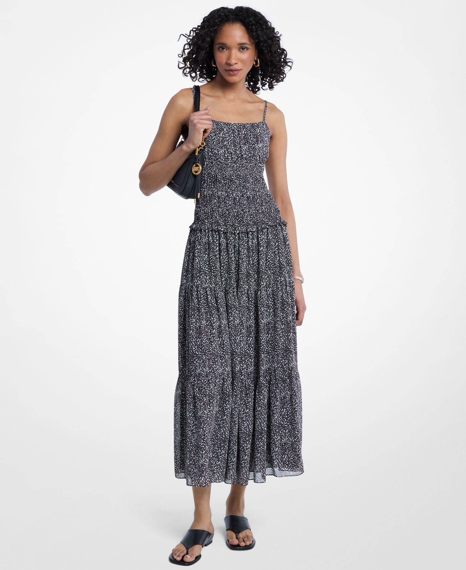 Women's Smocked Midi Dress