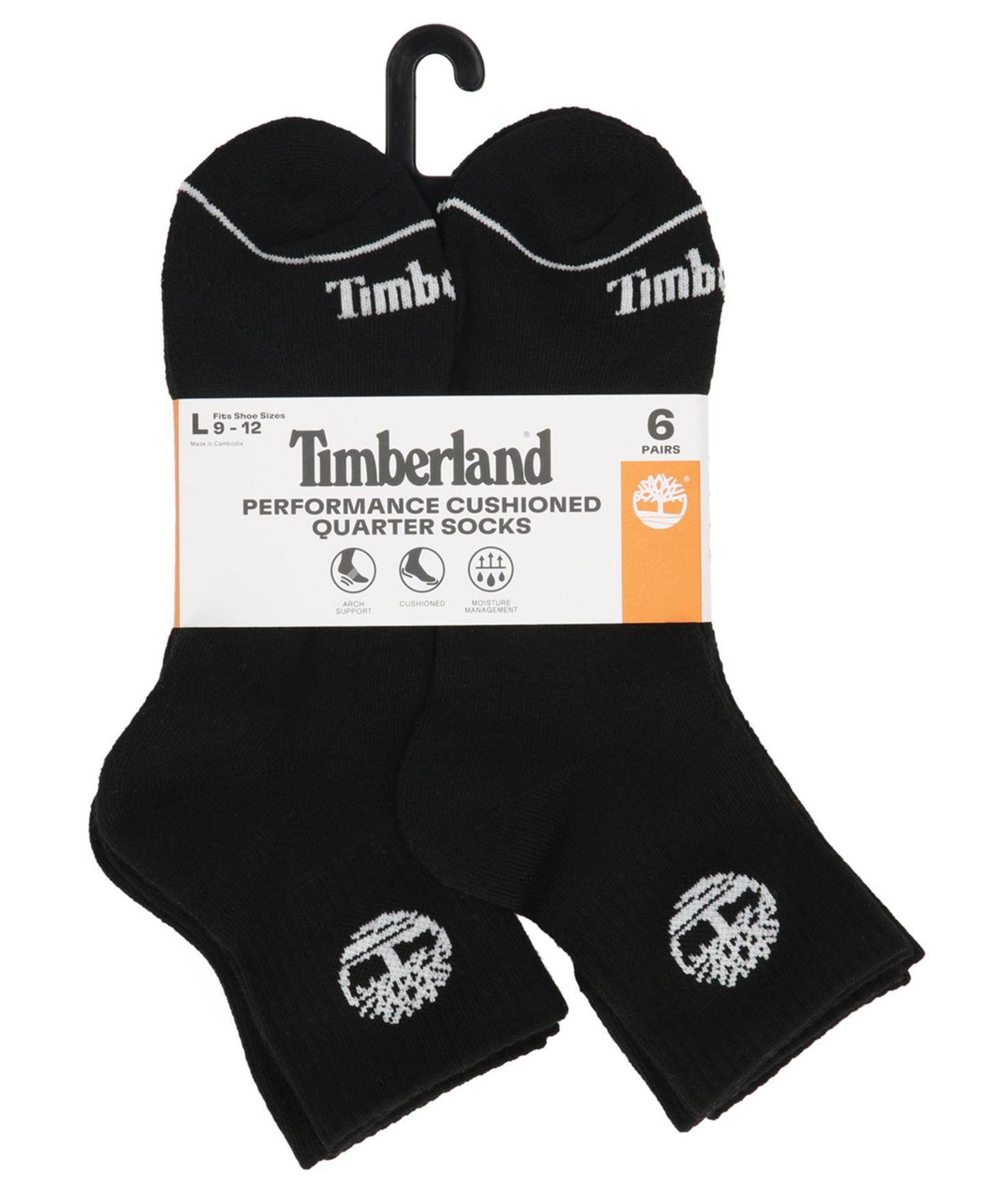 Носки Millboro для мужчин, укороченные — Timberland, цвет: Чёрный — фото 3