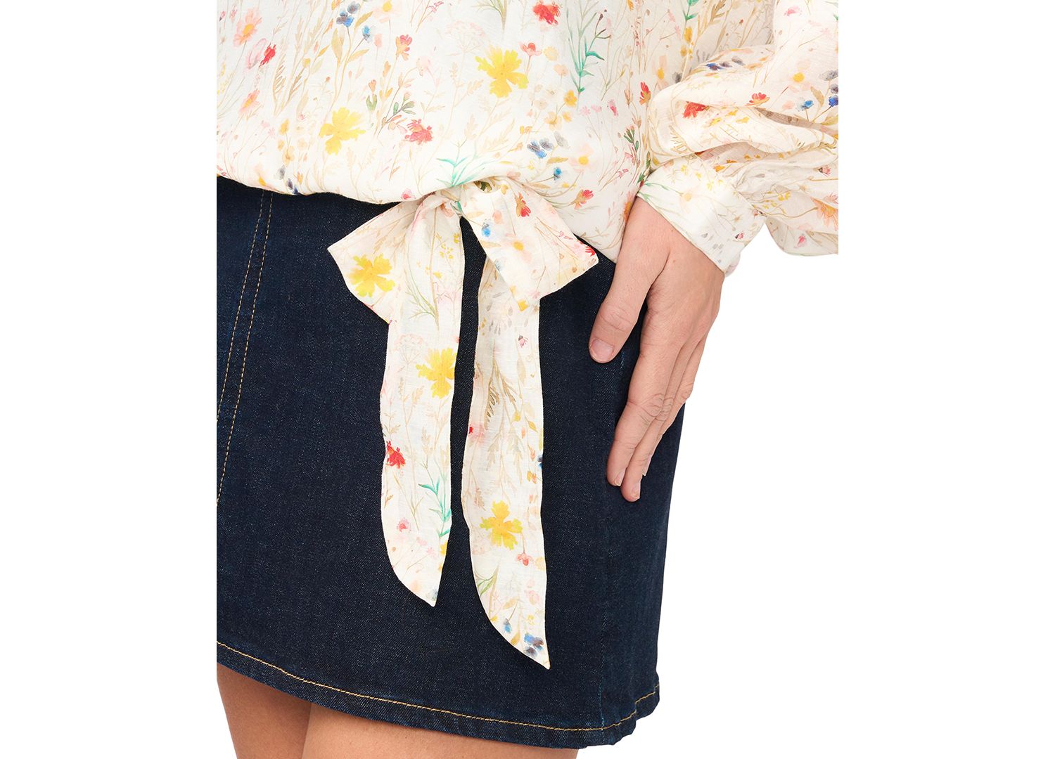 Women's Off-The-Shoulder Long-Sleeve Blouse