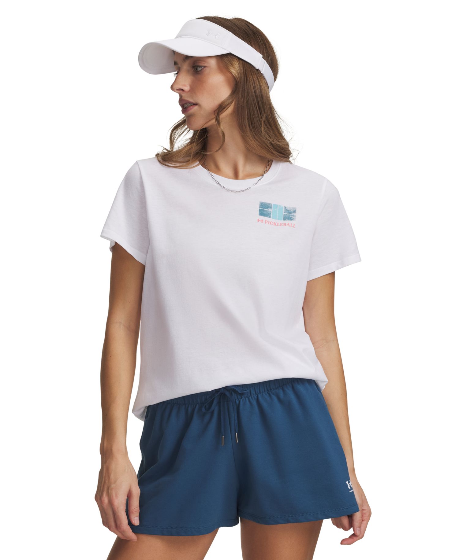Women's Pickleball Crewneck Short-Sleeve T-Shirt