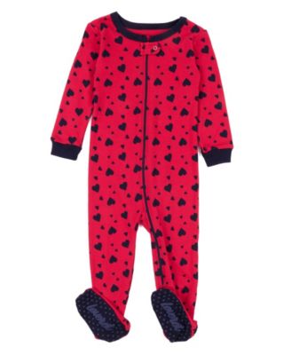 Baby Girls One-Piece Cotton Sleep And Play Footed Pajamas - Cute and Playful Prints