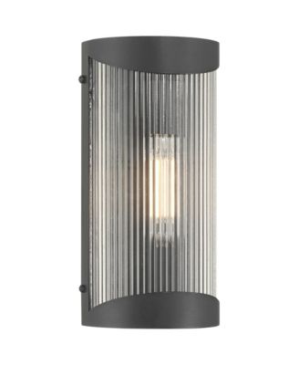 Possini Euro August 11"H Textured Outdoor Wall Light