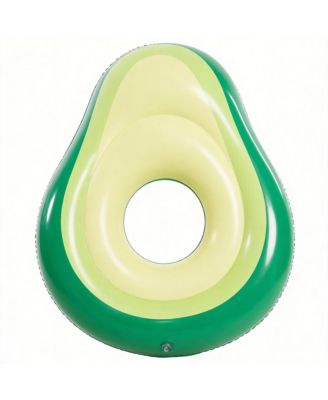 Inflatable Avocado Pool Float With Ball