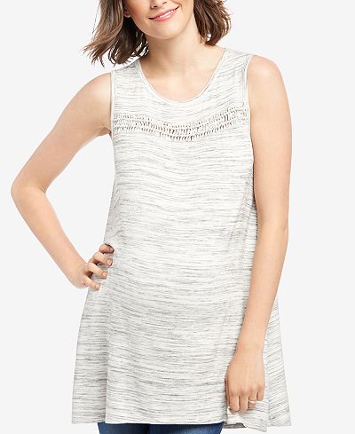 Wendy Bellissimo Maternity Handkerchief-Hem Top