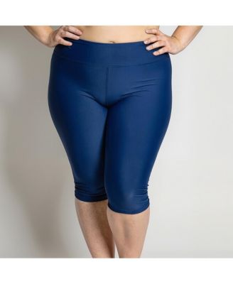 Plus Size Capri Swim Leggings