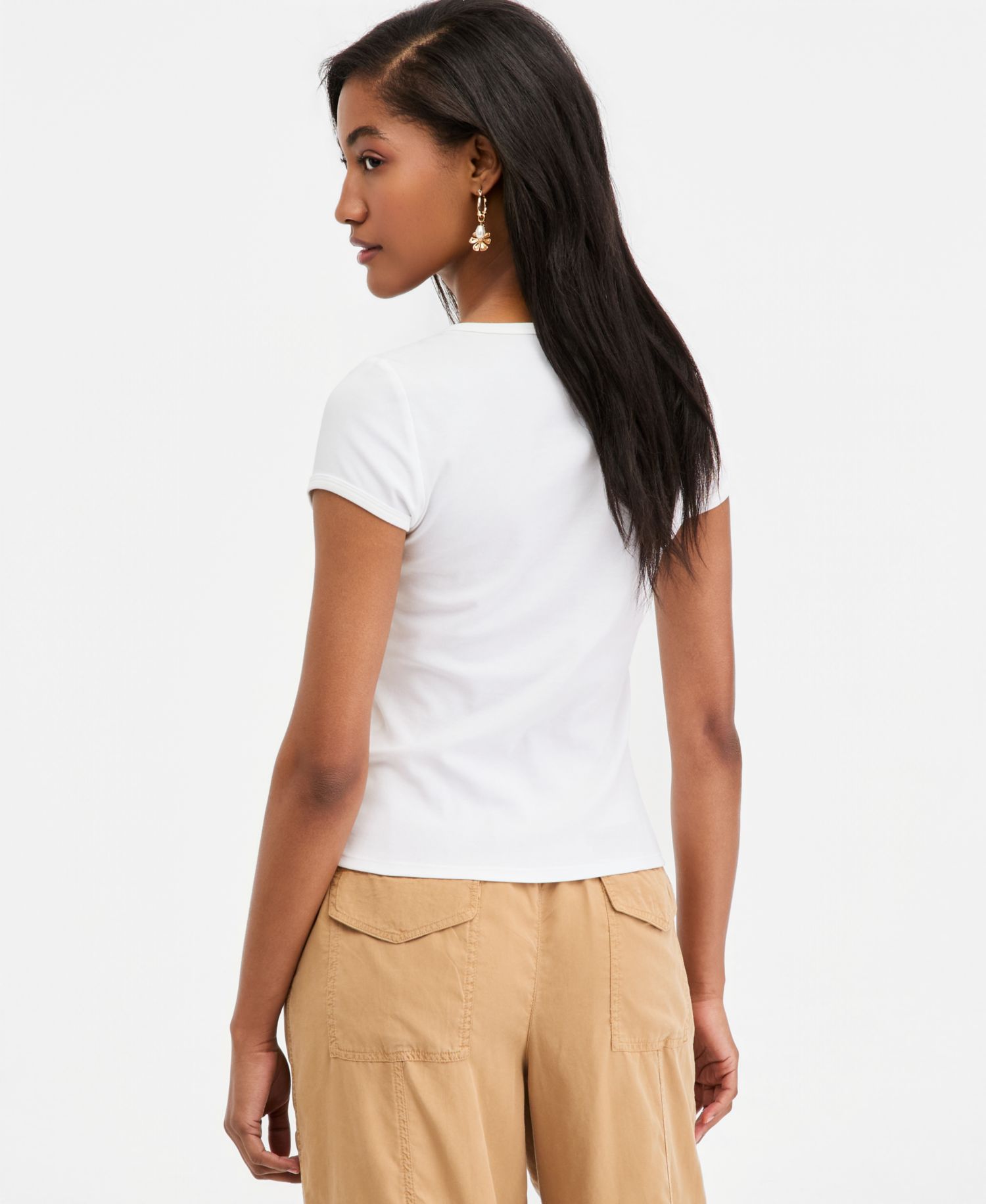 Women's Micro Rib Boatneck Cap Sleeve Top