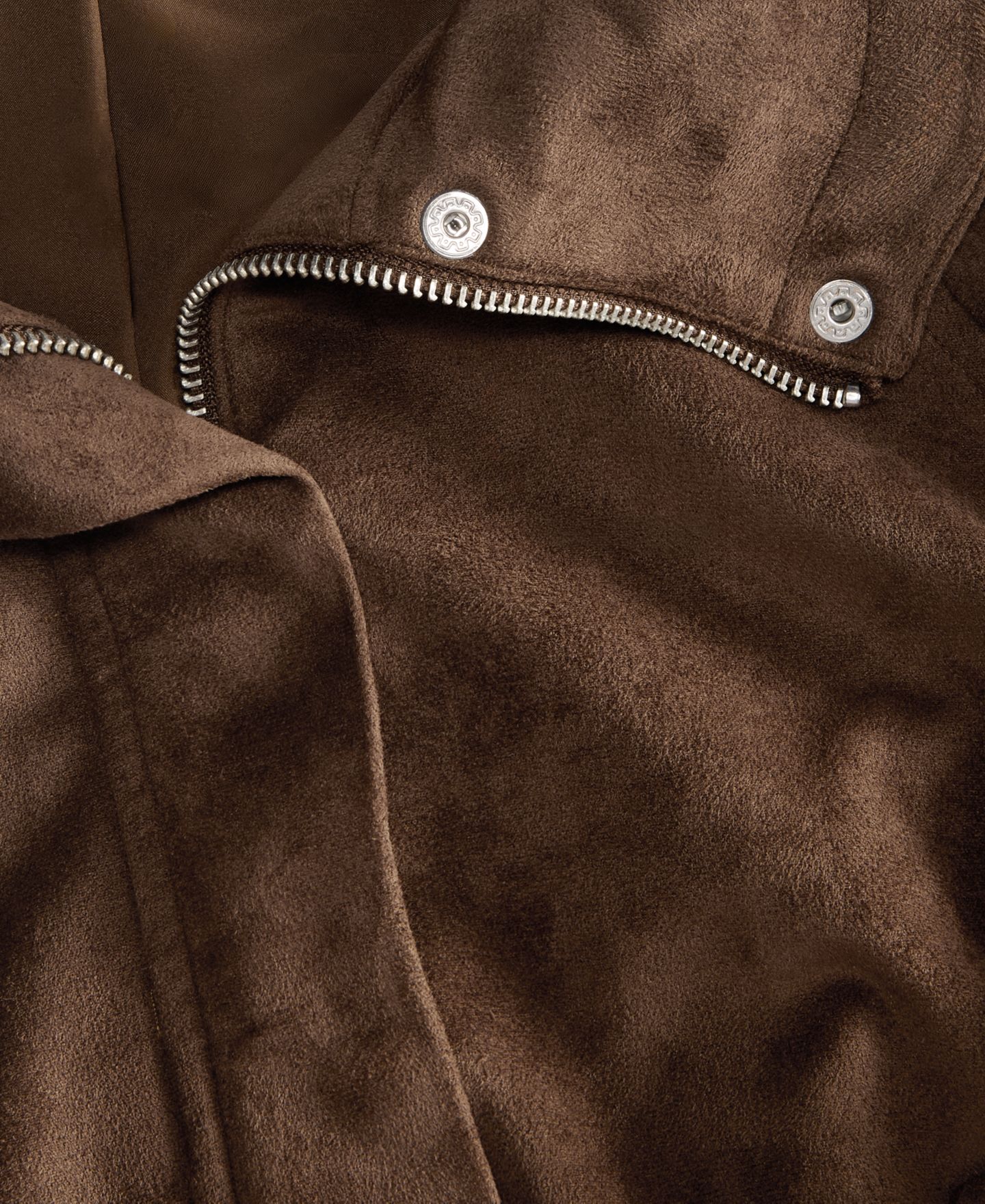 Женская куртка On 34th Faux-Suede High Collar Utility, цвет: Земляной коричневый — фото 5