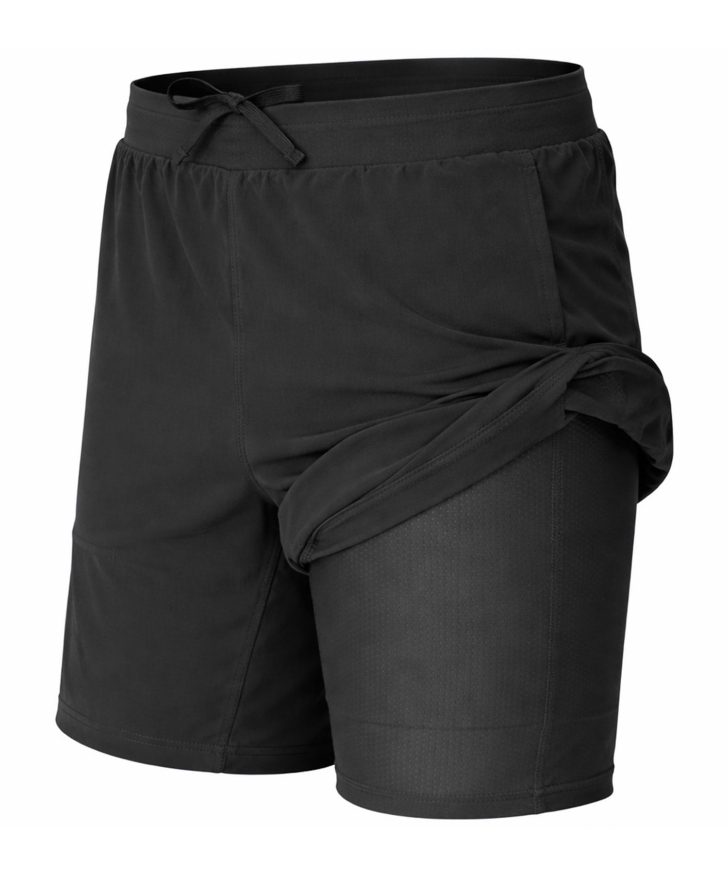Men's Regular-Fit Stretch Running Shorts