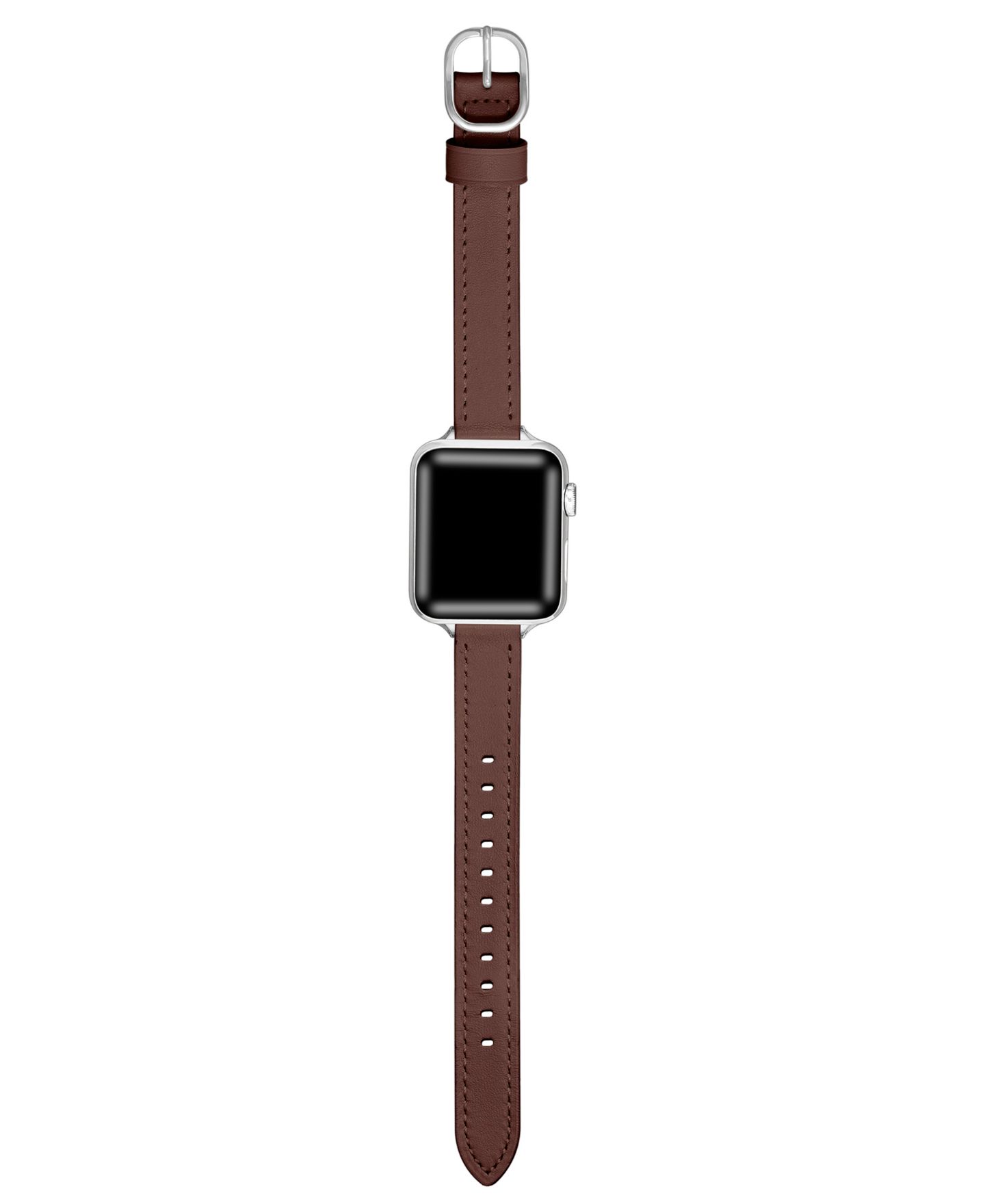 Ремешок для часов Posh Tech Carmen Leather Band for Apple Watch, цвет: Шоколадный — фото 4