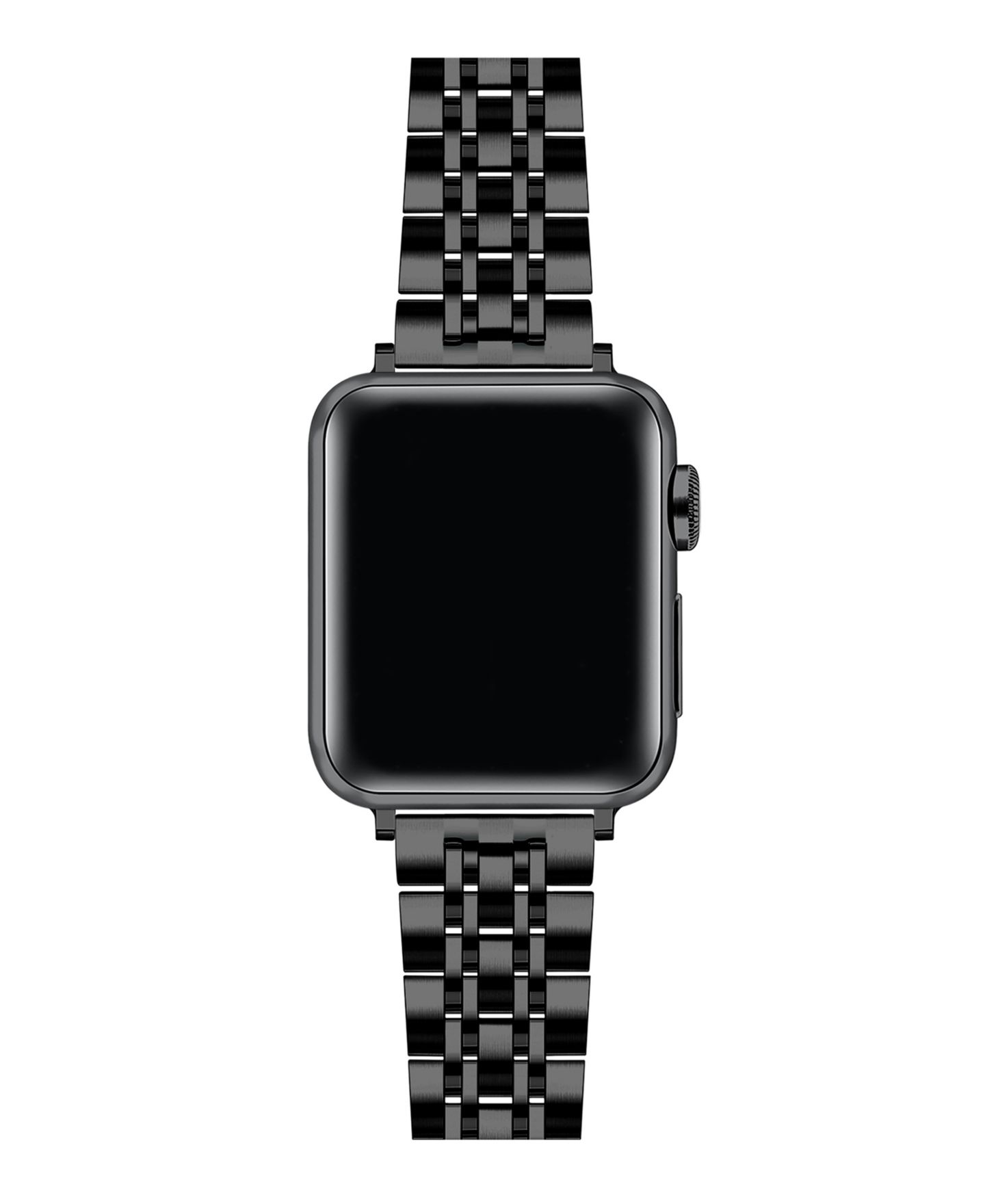 Ремешок для часов Posh Tech Black Stainless Steel Band with Links for Apple Watch, цвет: Чёрный — фото 4