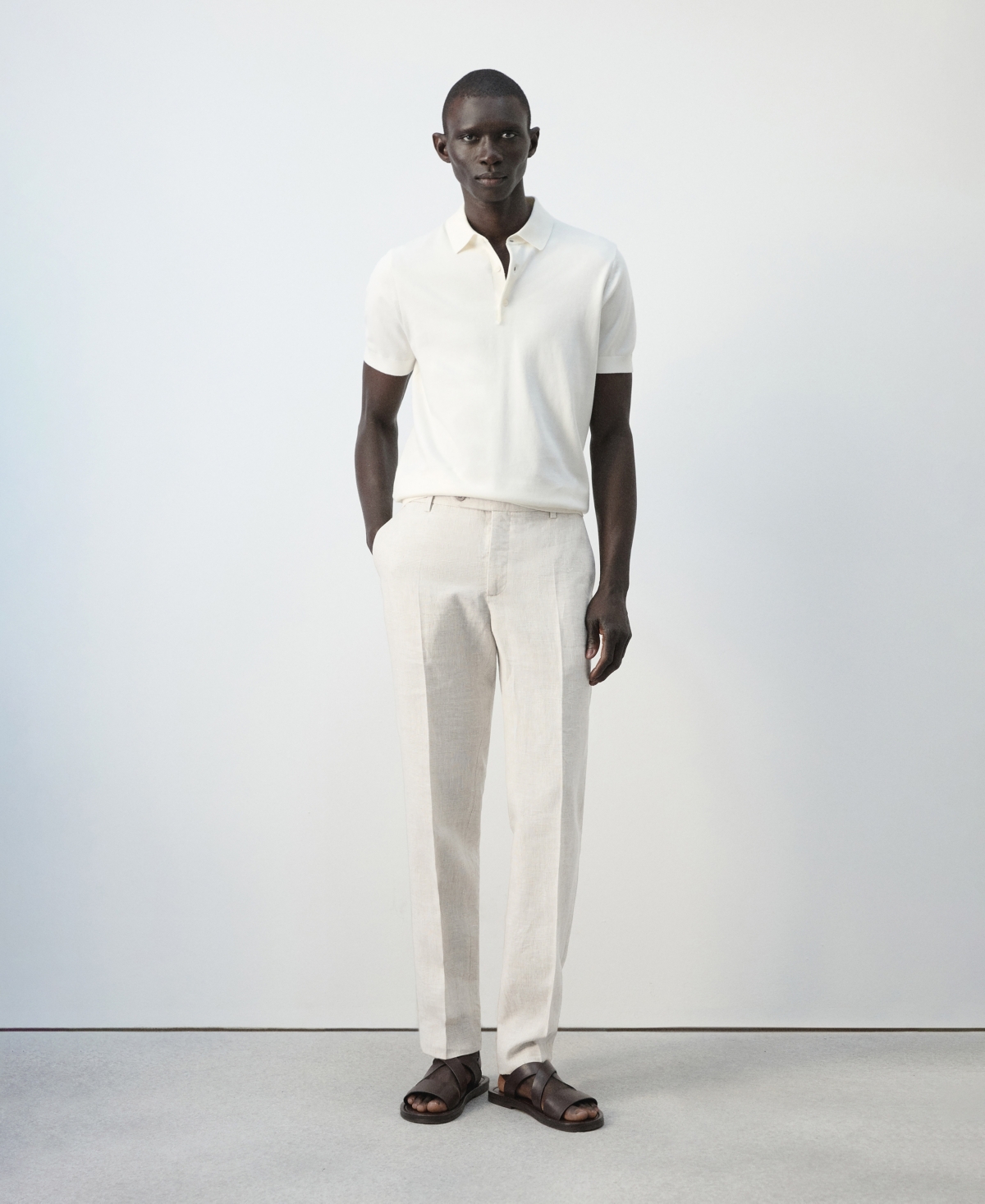 Mango Men's Regular-Fit Trousers