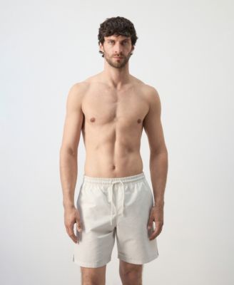 Men's Seersucker Striped Swimsuit