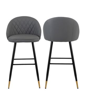 Oliver Faux Leather Bar Chair (Set of 2)