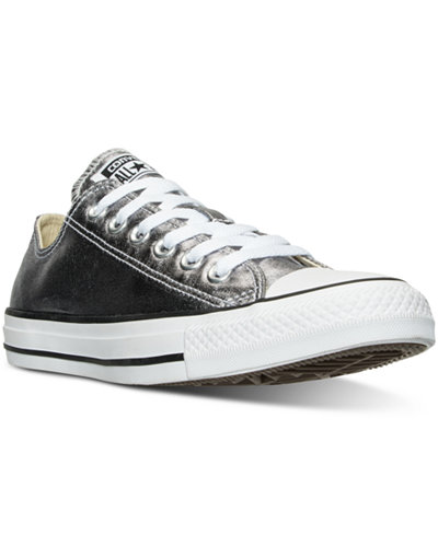 Converse Women's Chuck Taylor Ox Metallic Leather Casual Sneakers from Finish Line