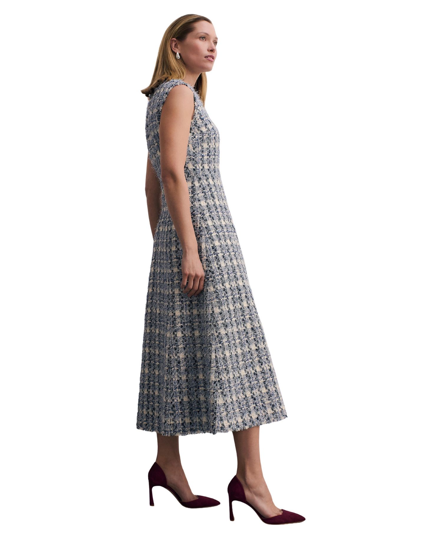 Women's Tureen Tweed Midi Dress