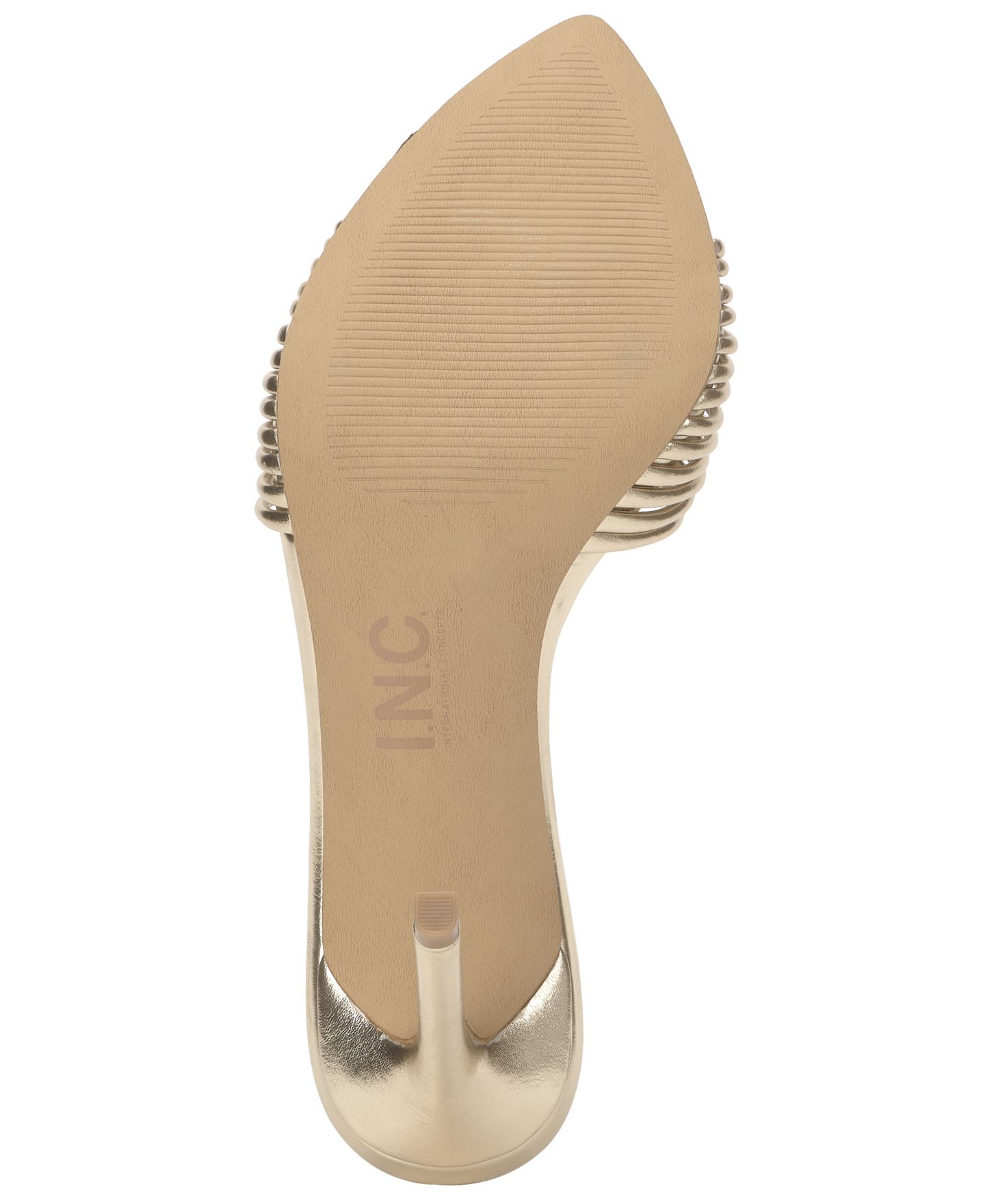 Женские сандалии I.N.C. International Concepts Alycia Stiletto Heel Dress Sandals, цвет: Светлый золотой — фото 5