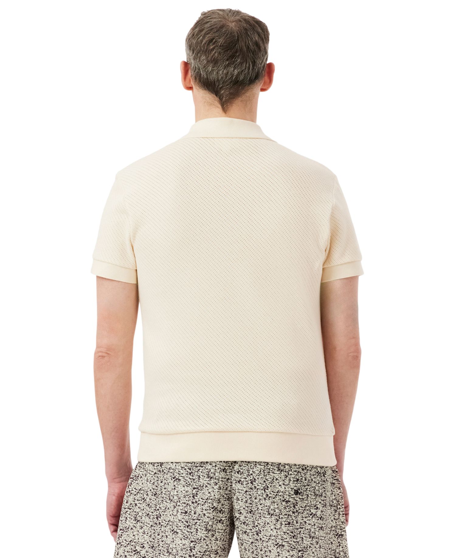 Men's Regular-Fit Lacy Cotton Polo Shirt