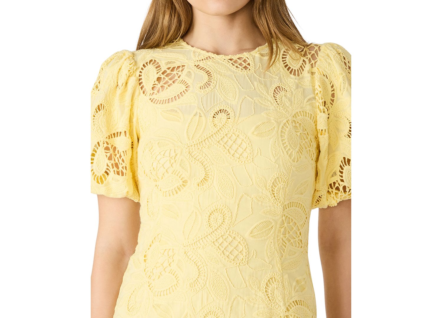 Juniors Elly Ballon Short-Sleeve Mini Dress