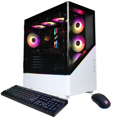 Gamer Supreme Liquid Cooled Gaming Desktop Computer, AMD Ryzen 9 9900X3D 4.4GHz, 32GB RAM, 2TB SSD, NVIDIA GeForce RTX 5080 16GB, Windows