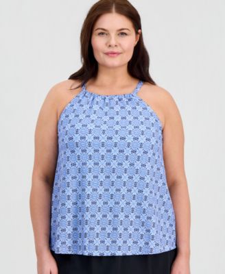 Plus Size Cali Tankini Top