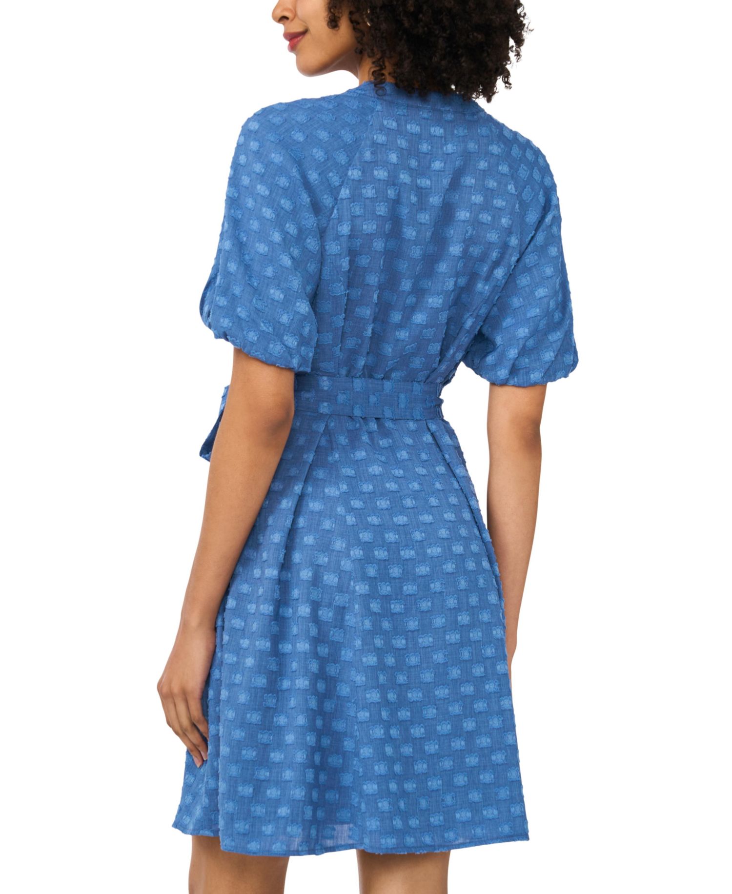 Women's Puff-Sleeve Mini Dress
