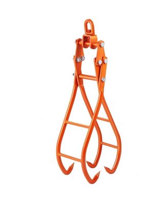 36 in Timber Claw Hook 4 Claw Log Grapple for Logging and Skidding