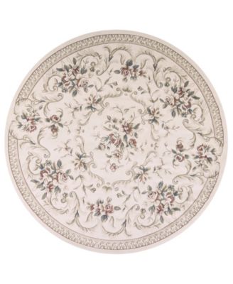 Avalon Aubusson 7'10" Round Area Rug