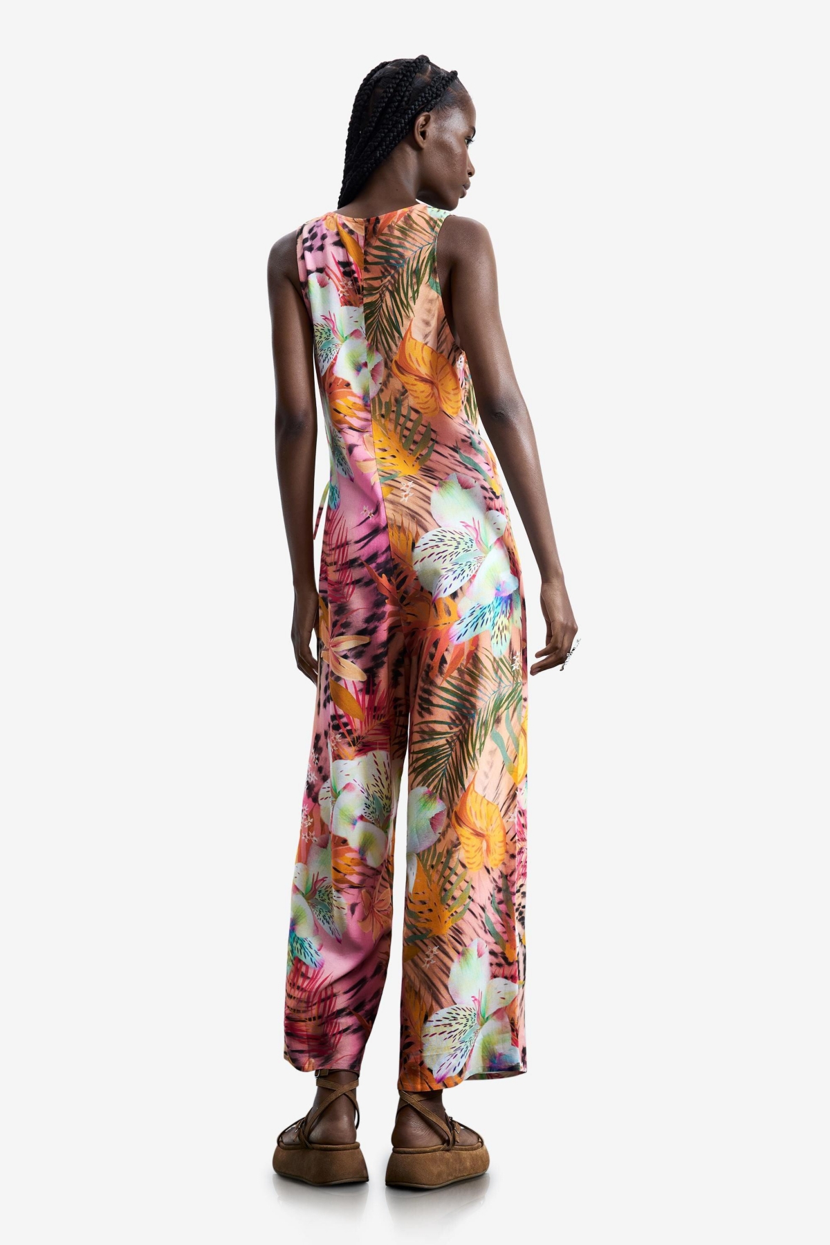 Desigual Women's Tropical Wrap Jumpsuit