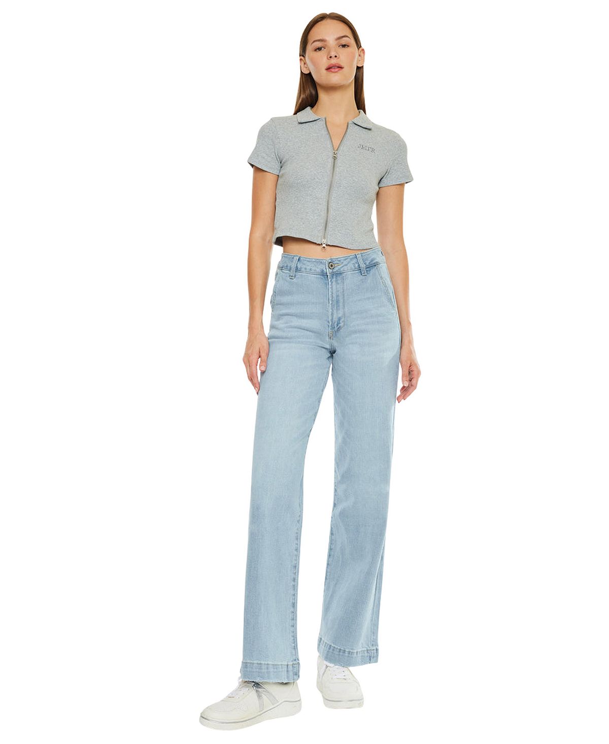 Kancan Women's Celine Ultra High-Rise Wide Jeans view 5 — MAYCSS fashion products