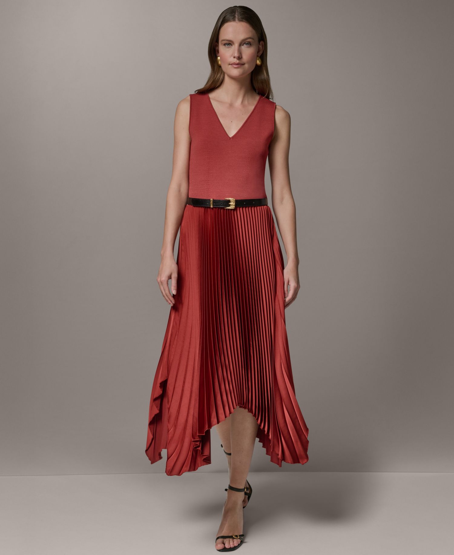 Petite V-Neck Dress