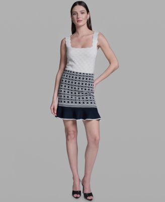 Women's Sweater Knit Pull-On Mini Skirt