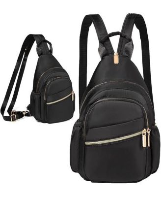 Small Crossbody Sling Bag for Women, Mini Backpack Sling Backpack Convertible, Chest Bag for Hiking Daypack