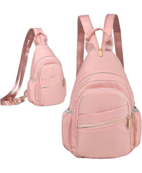 Рюкзак Urbanmax Small Crossbody Sling Bag for Women, Mini Sling Convertible, Chest Bag for Hiking Daypack, цвет: Розовый