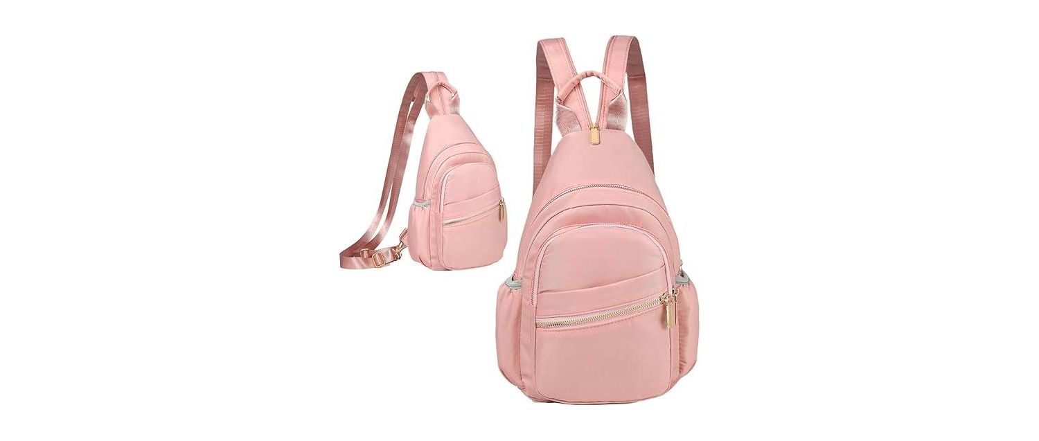 Small Crossbody Sling Bag for Women, Mini Backpack Sling Backpack Convertible, Chest Bag for Hiking Daypack