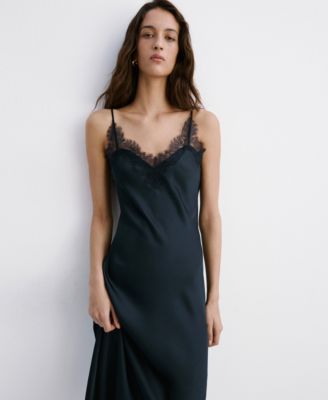 Mango Women's Satin Camisole Dress - Macy's