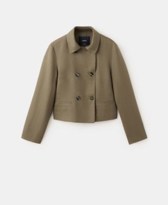 Women's Double-Breasted Linen Jacket