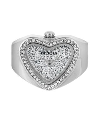 Women's 49578 Mini  Quartz 2 Hand Silver, White Dial Watch