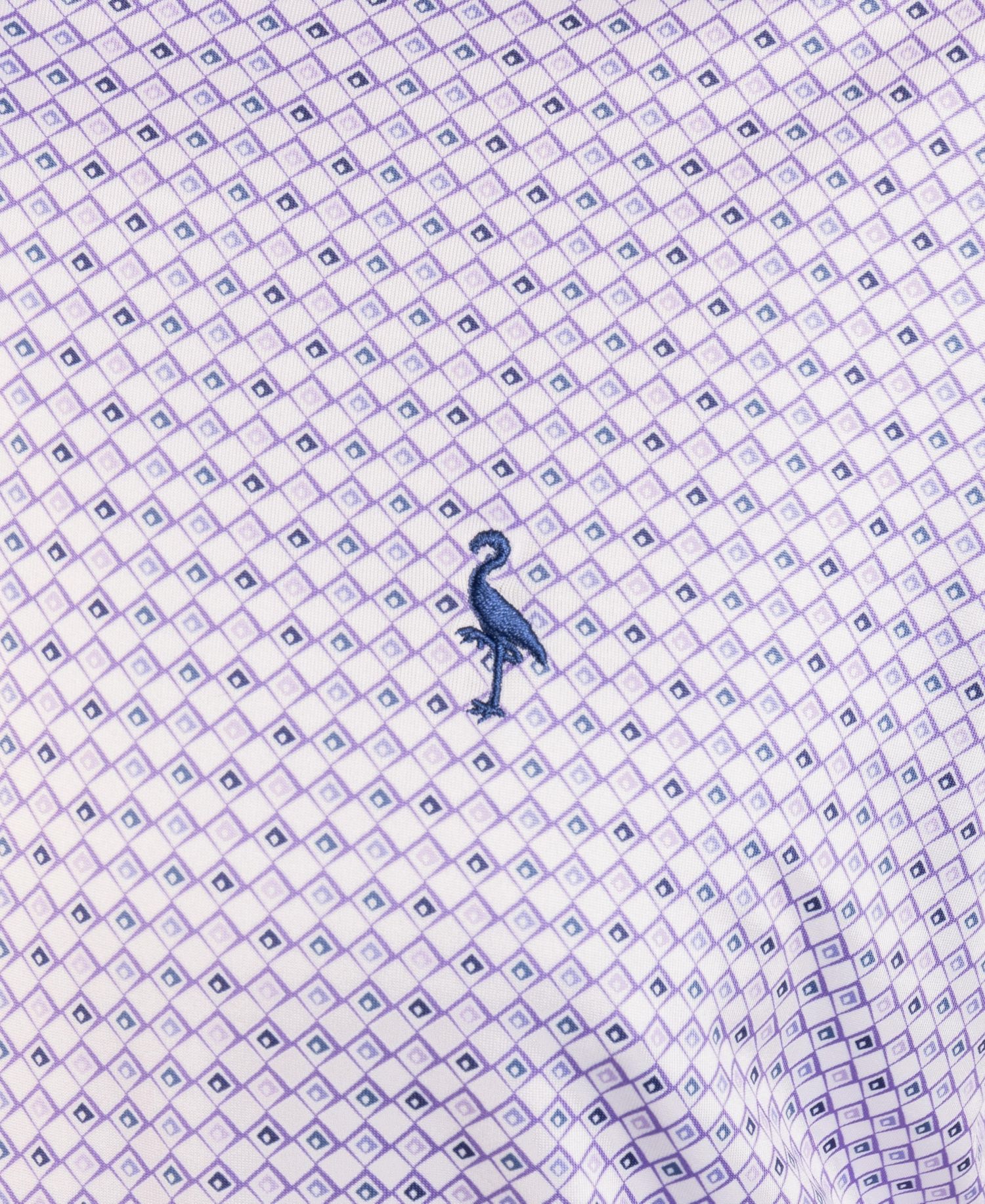 Men's Nested Diamond Printed Performance Polo