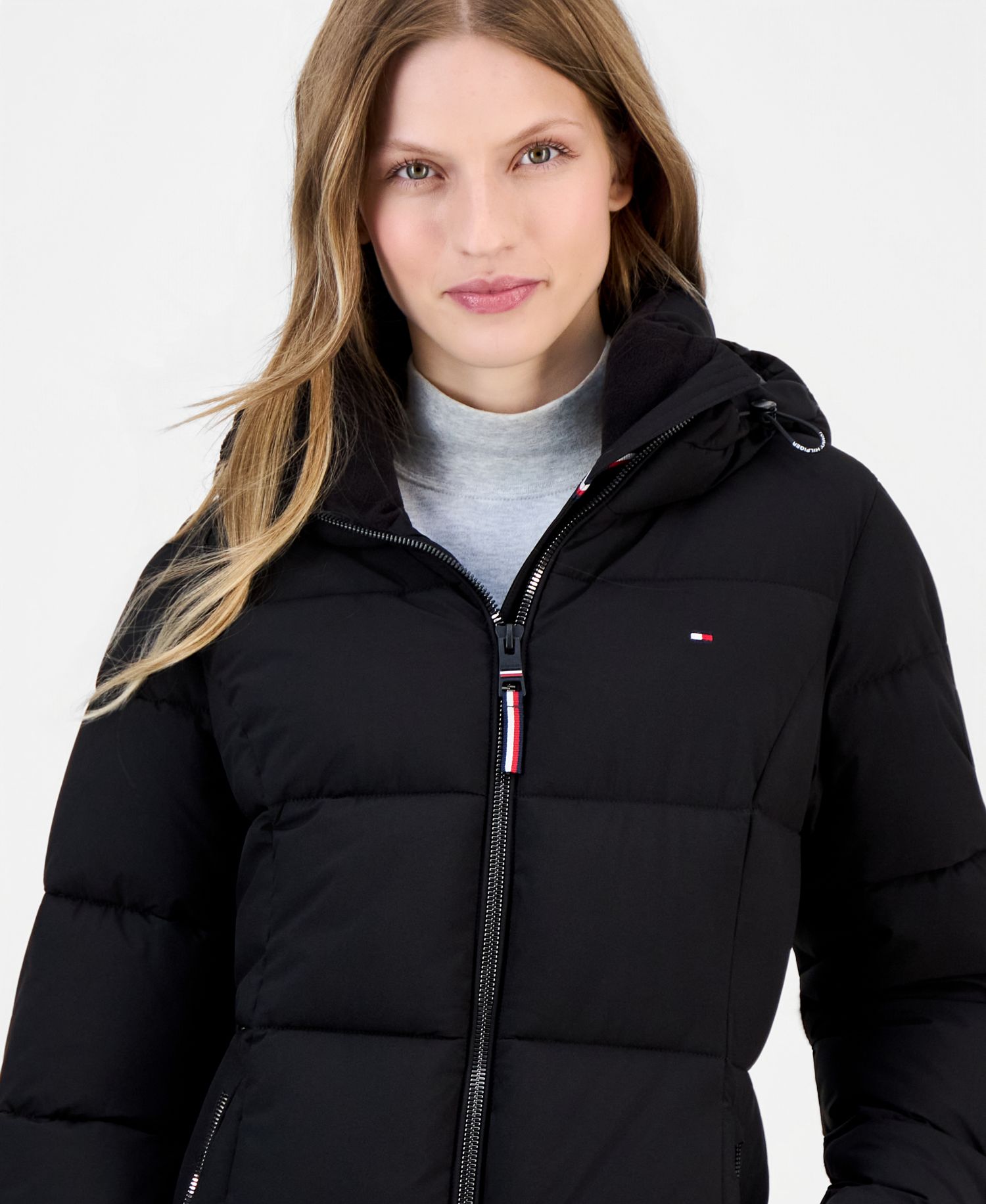 Women's Short Hooded Puffer Jacket, Created for Macy's