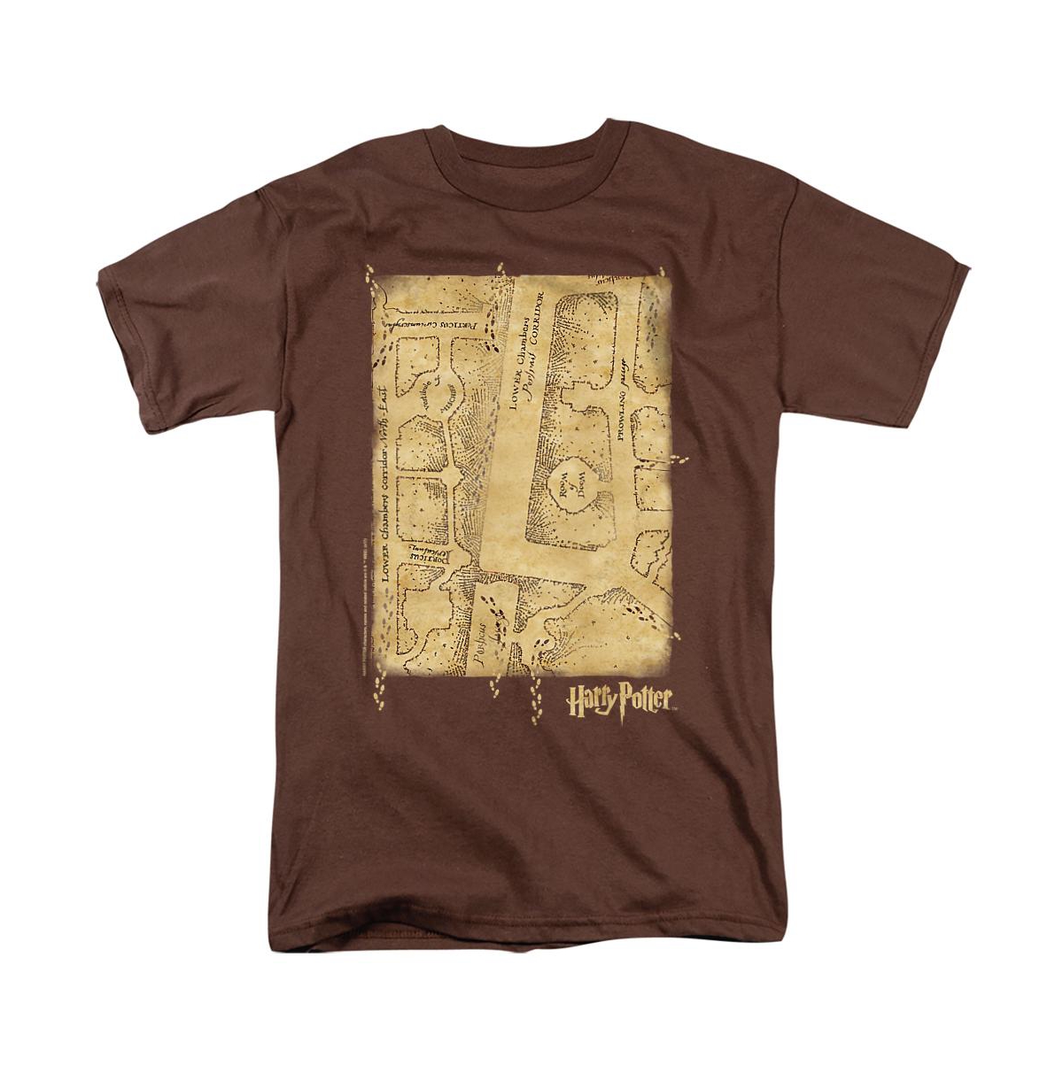 Harry Potter Men's Marauder's Map Interior T Shirt