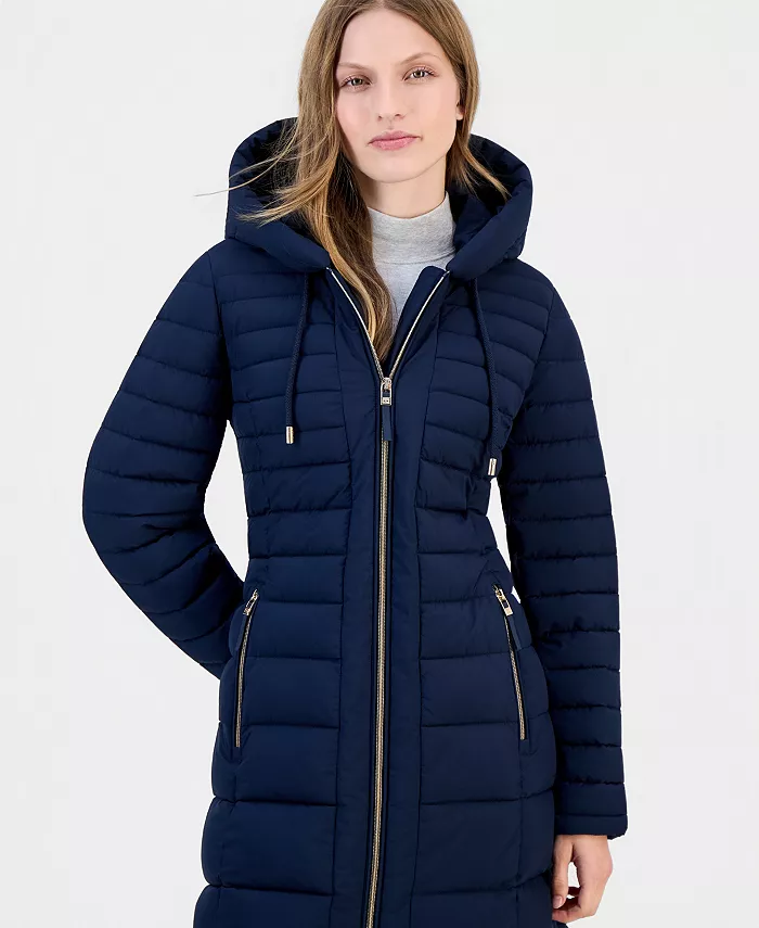 Women's Puffer Packable Hooded Coat - thumbnail 6