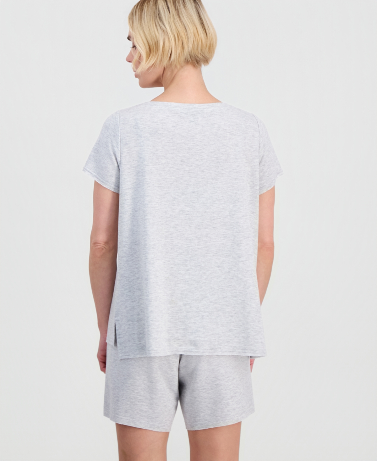 Style & Co Petite Luxsoft French Terry Raw-Hem Knit Top, Macy's Exclusive