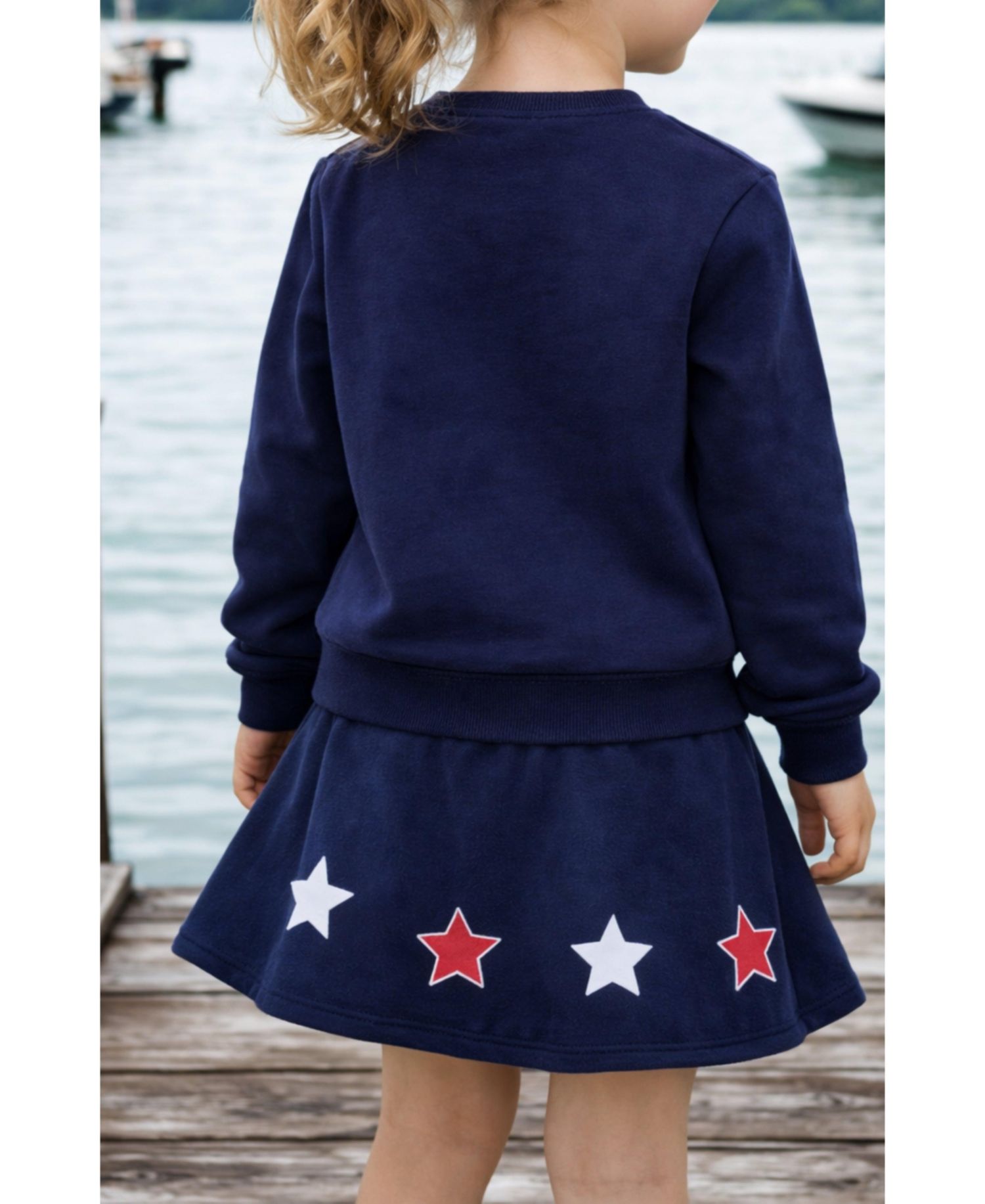 Bits and Bows Baby Girls Americana Bow Skort
