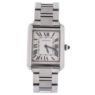 Tank Solo Quartz Watch in Stainless Steel 24mm